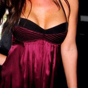 Black Halo 100% silk beauty of a top!